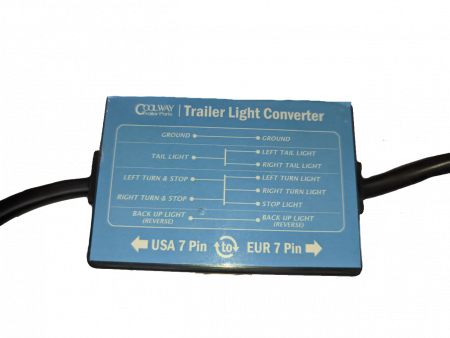 Адаптер-переходник для электрики c USA 7-pin на EURO 7-pin от магазина ФаркопРос